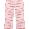 Pants>MARNI Allover Check bootcut pants light pink