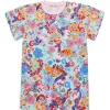 Swimwear>MARNI Allover cover-up dress Holiday placid blue