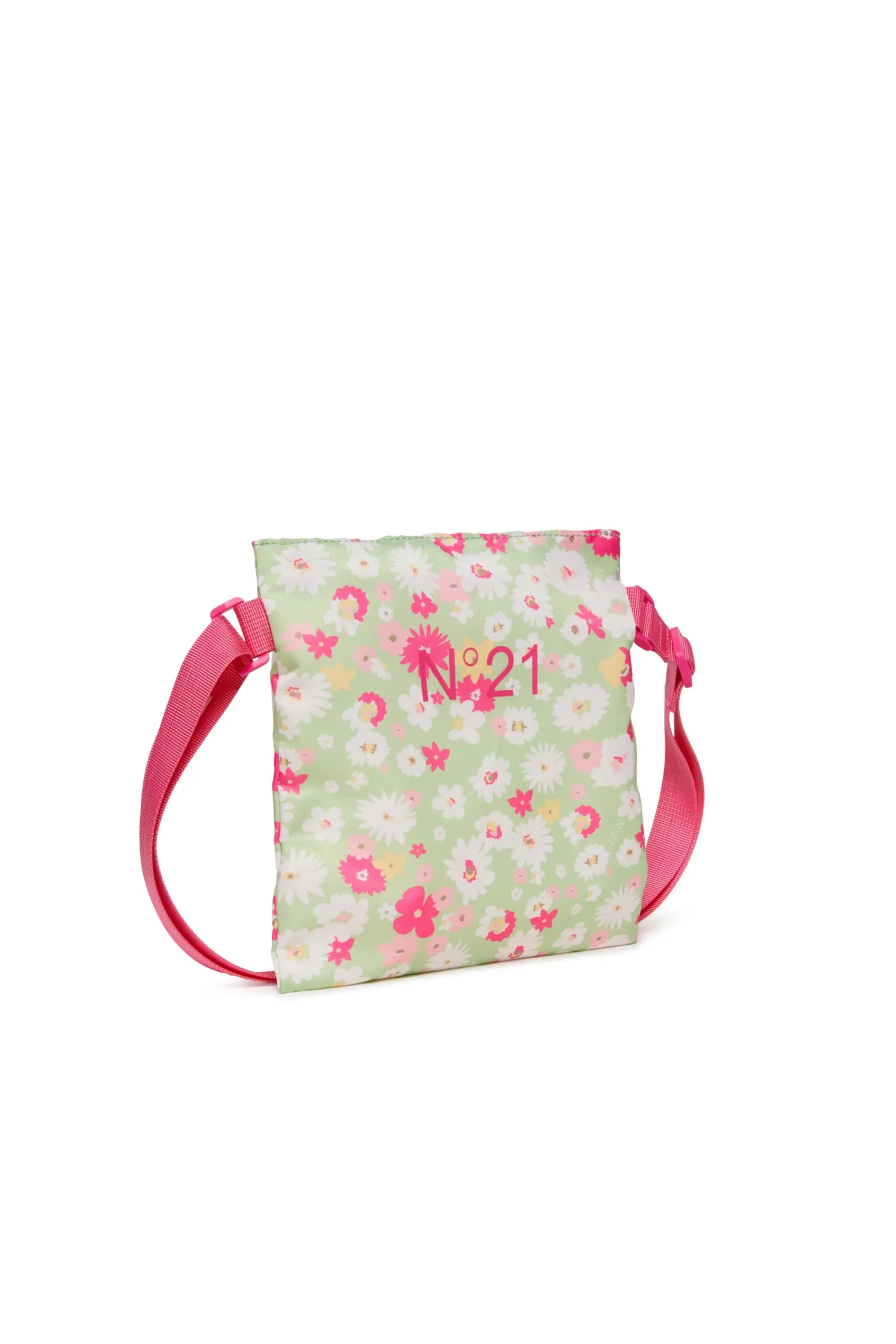 Bags And Backpacks | Logomania>N°21 Allover Flowers clutch bag light mint green