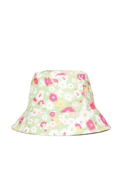 Hats And Caps | Swimwear>N°21 Allover Flowers fisherman hat light mint green