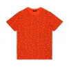 Logomania | Logomania>N°21 Allover Glitch jersey T-shirt deep orange