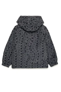 Logomania | Logomania>N°21 Allover Glitch windbreaker jacket black