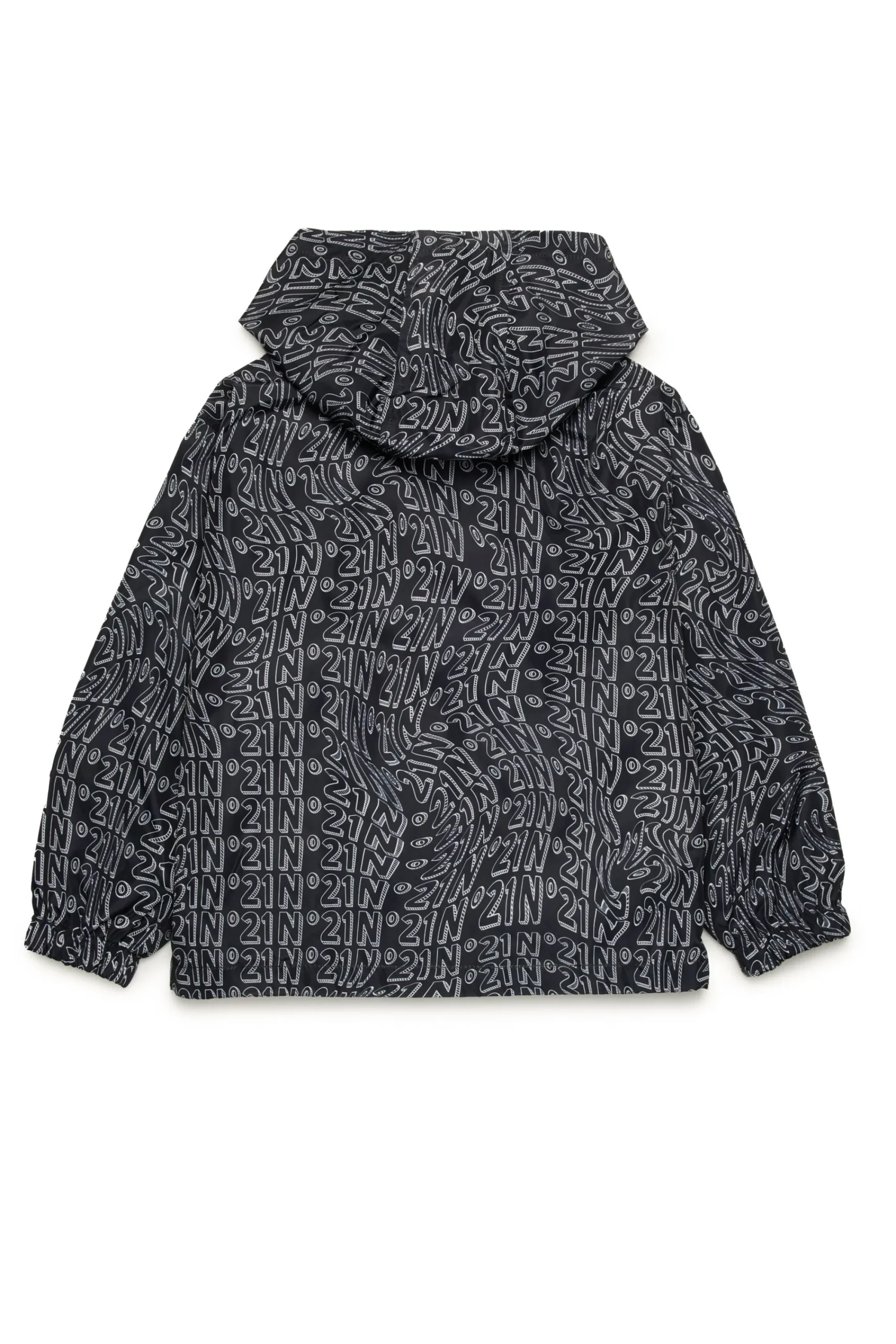 Logomania | Logomania>N°21 Allover Glitch windbreaker jacket black