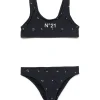 Swimwear | Swimwear>N°21 Allover Palms bikini swimsuit black
