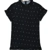 Dresses>N°21 Allover Palms crepe dress black