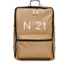 Logomania | Logomania>N°21 Backpack with branded tape sand