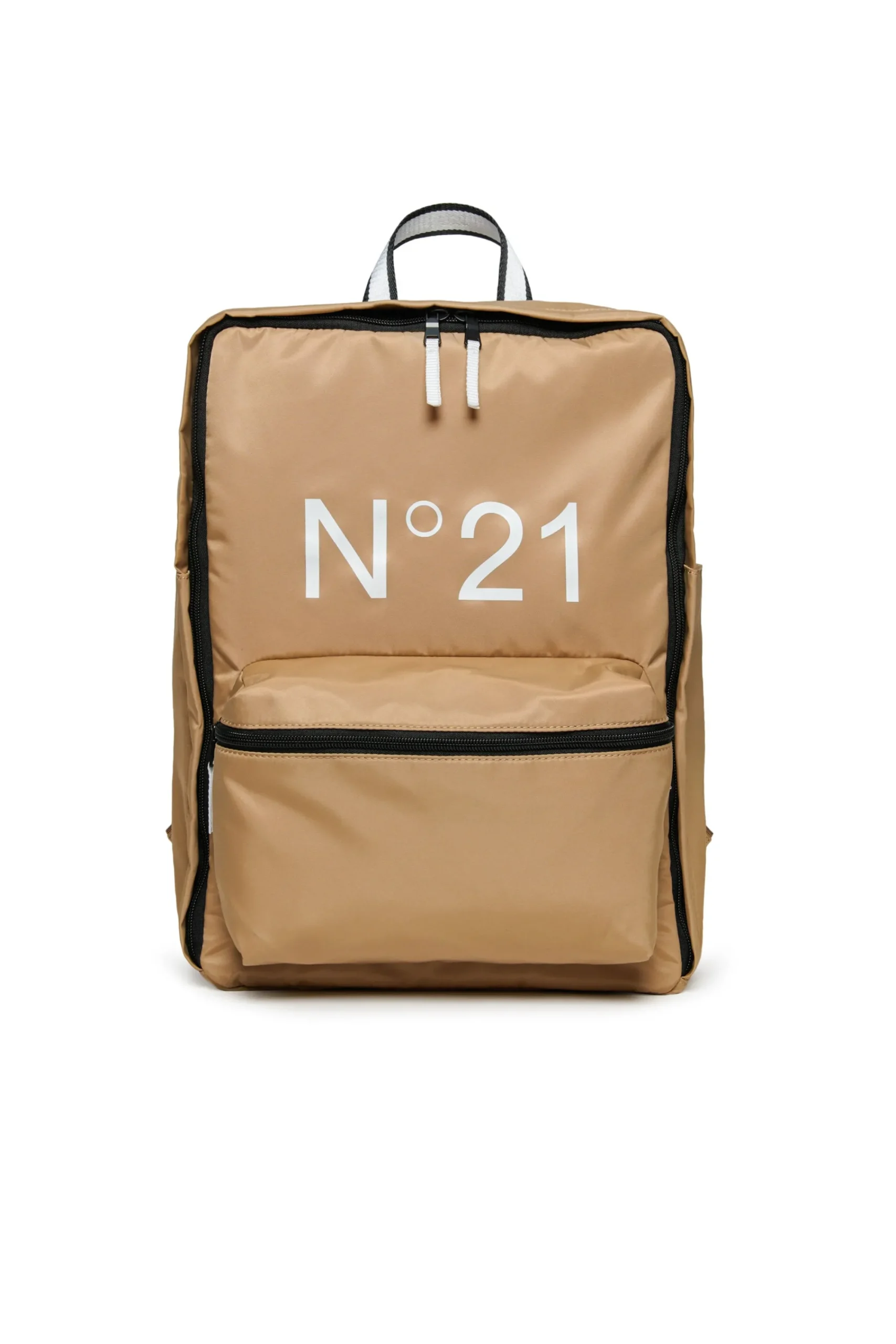 Logomania | Logomania>N°21 Backpack with branded tape sand