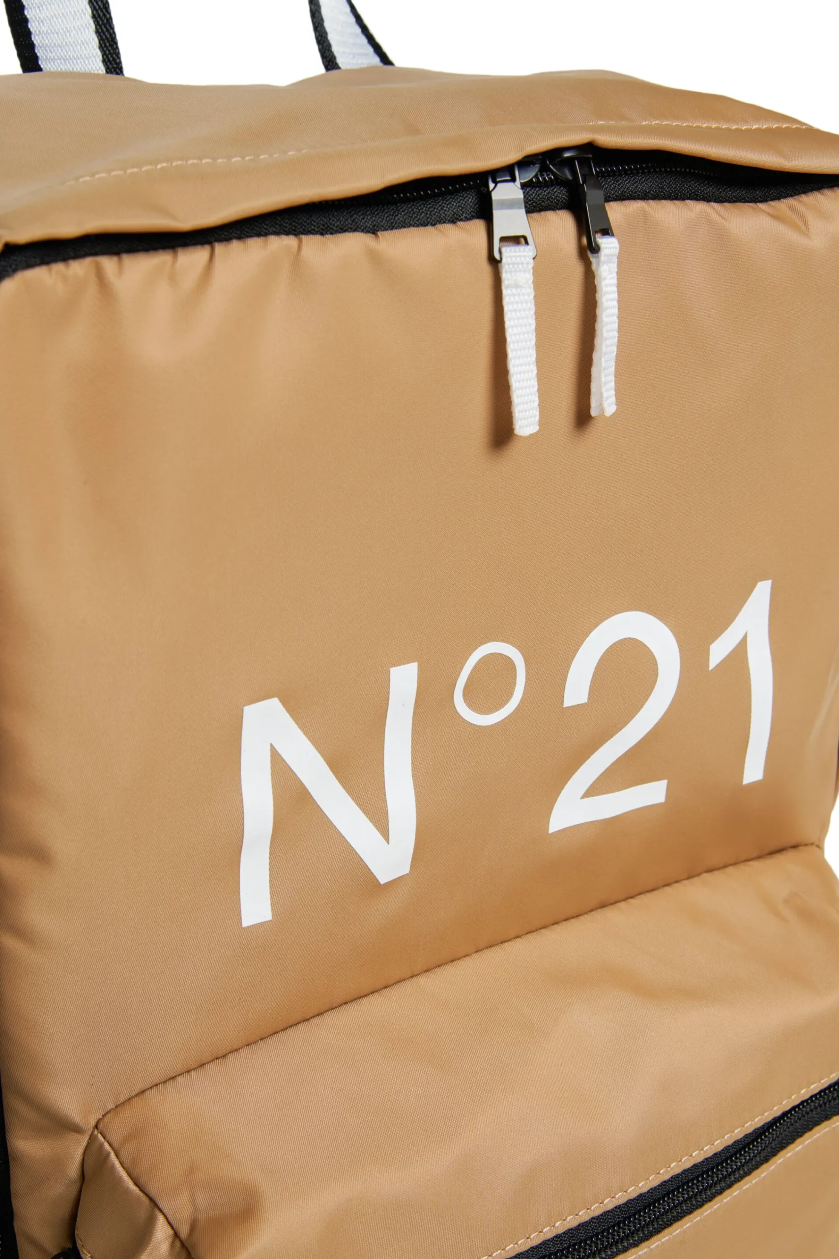 Logomania | Logomania>N°21 Backpack with branded tape sand