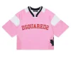 T-Shirts | Activewear>DSQUARED2 Basketball style branded T-shirt minnie pink