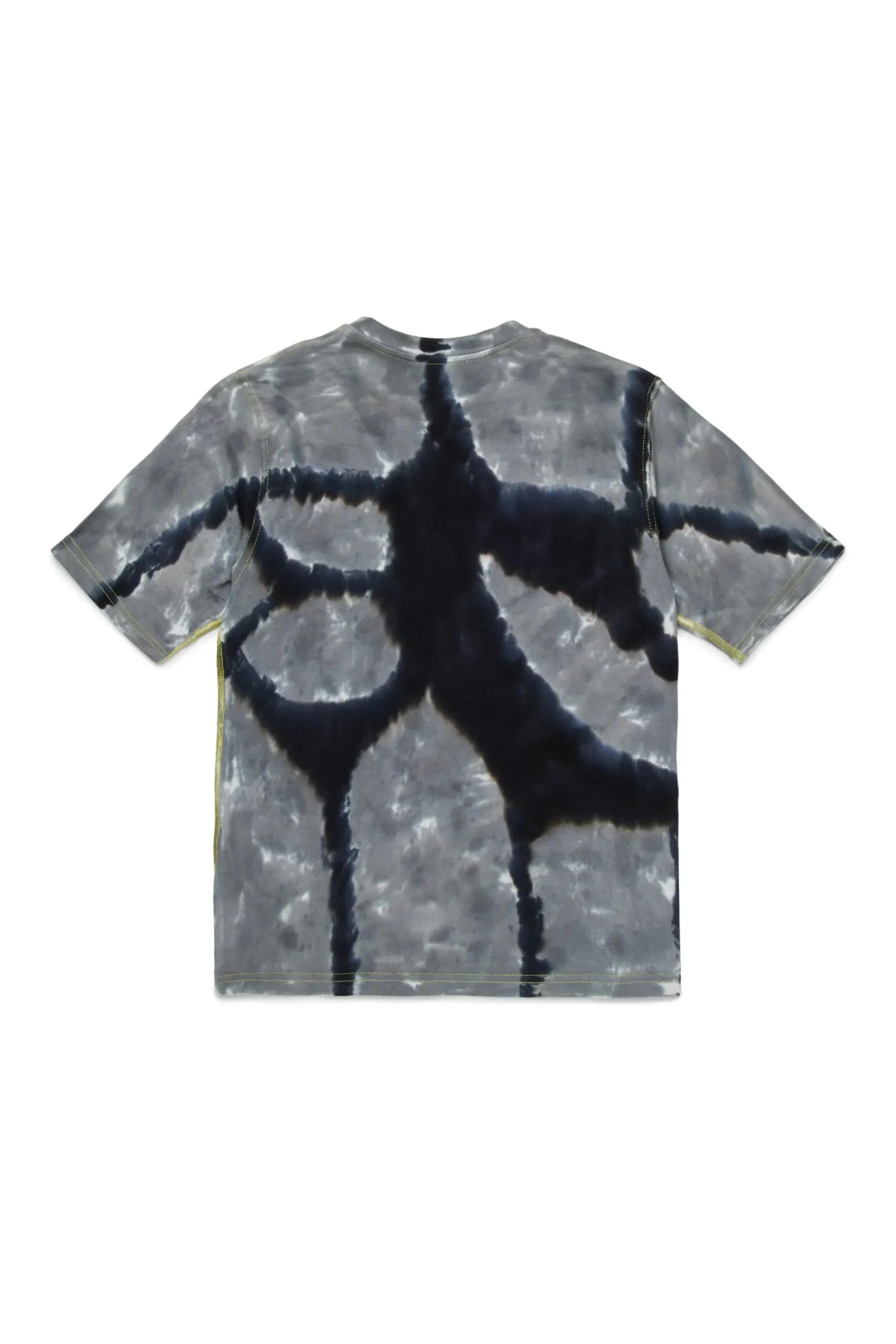 Oval D By Diesel | Oval D By Diesel>DIESEL Batik T-shirt branded with Oval D logo black