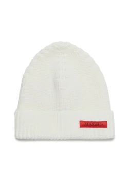 Hats And Caps>MAX&Co. Beanie with logo white