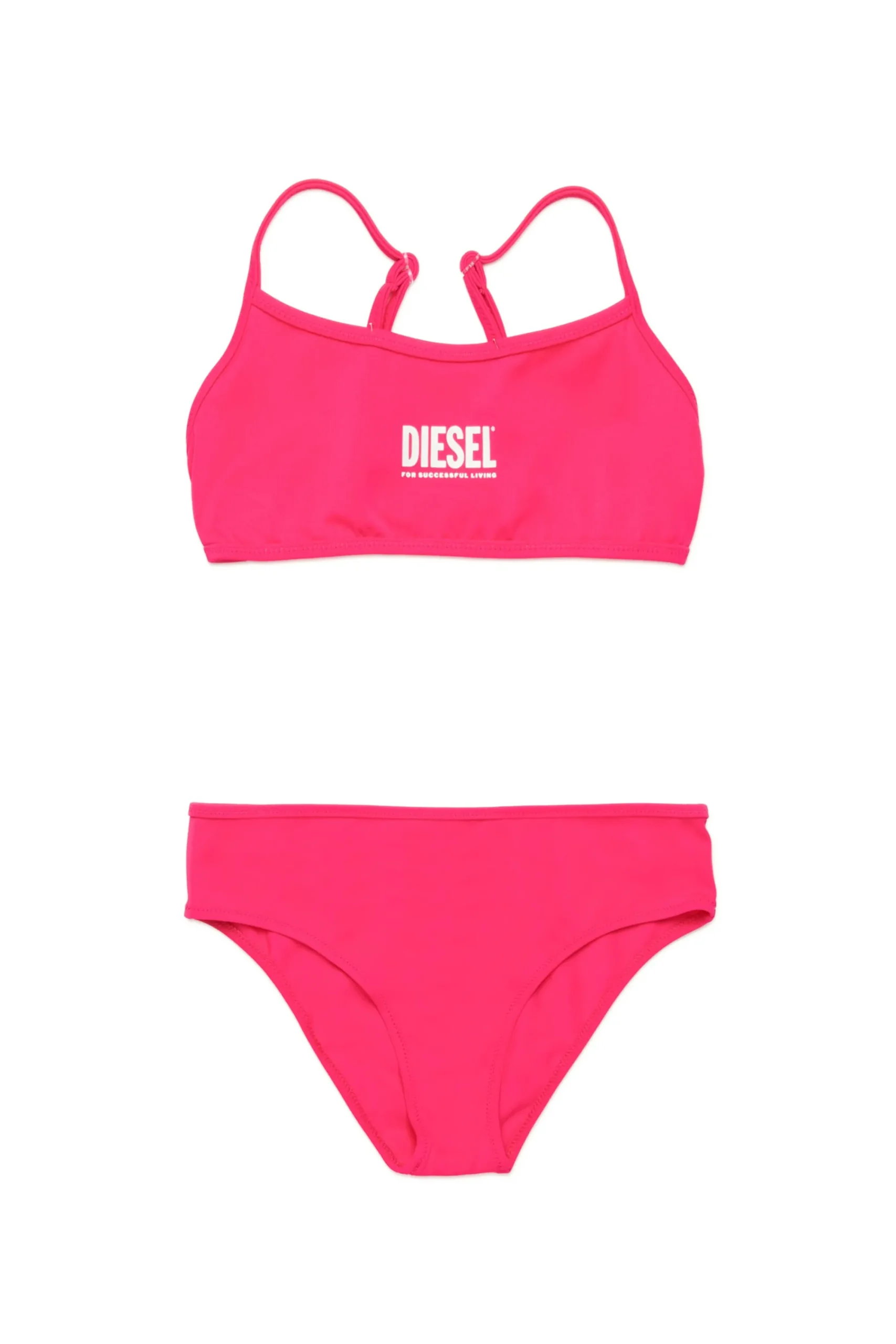 Swimwear | Swimwear>DIESEL Bikini swimsuit with institutional logo candy pink
