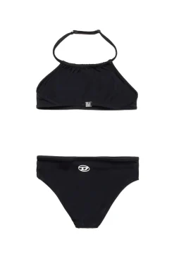 Swimwear | Oval D By Diesel>DIESEL Bikini swimsuit with Oval D logo black