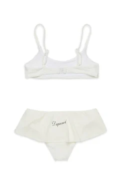 Swimwear | Swimwear>DSQUARED2 Birds print bikini swimsuit off white