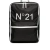 Backpacks And Belt Bags>N°21 backpack with zip fastening and logo black