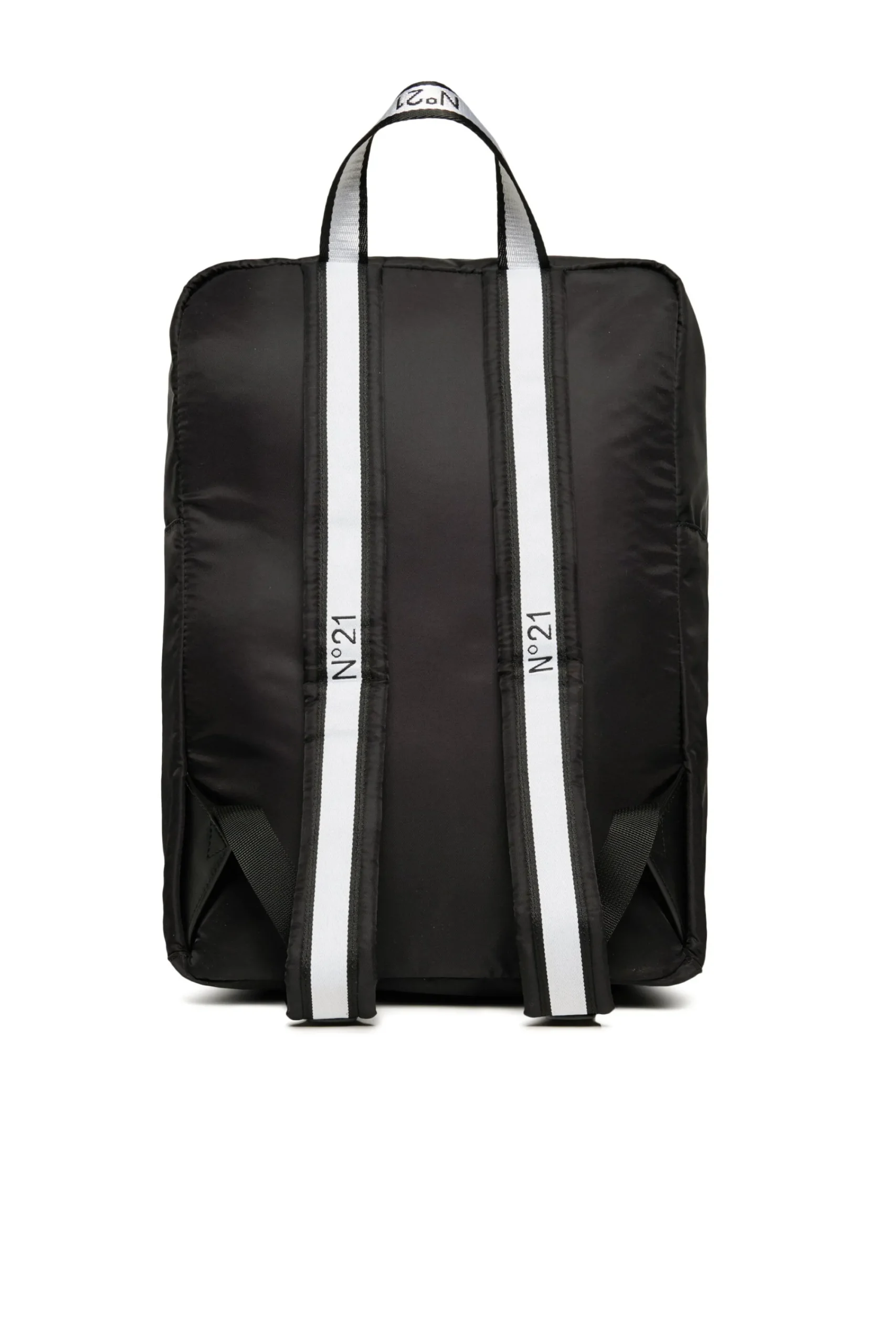 Backpacks And Belt Bags>N°21 backpack with zip fastening and logo black