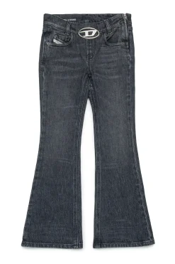 Jeans | Denim-Mania>DIESEL Black bootcut jeans with buckle - 1969 D-Ebbey denim black
