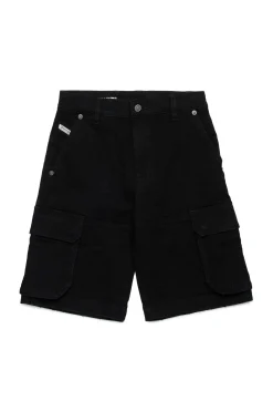 Denim-Mania | Denim-Mania>DIESEL Black denim shorts Denim Black