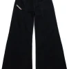 Denim-Mania | Denim-Mania>DIESEL Black flare jeans - D-Akii Denim Black