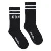 Socks | Logomania>DSQUARED2 socks with Icon logo black