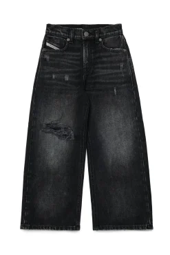 Jeans | Denim-Mania>DIESEL Black straight jeans with rips - D-Argjx Denim Black