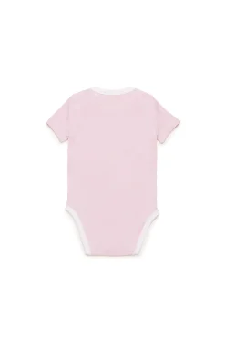 Newborn (0-12M)>DIESEL Bodysuit with Born for Success graphics light pink