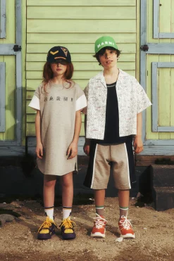 Shirts | Shirts>MARNI Bowling shirt in allover poplin Joy white