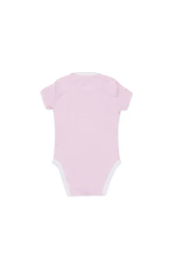 Newborn (0-12M) | Oval D By Diesel>DIESEL Box Kit in micro ribbing branded with Oval D logo light pink