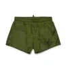Swimwear | Swimwear>DSQUARED2 Boxer costume with Maple Leaf dark olive green