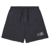 Swimwear | Swimwear>MM6 MAISON MARGIELA Boxer swimsuit branded with Numeric logo black