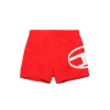 Swimwear | Oval D By Diesel>DIESEL Boxer swimsuit branded with Oval D logo red
