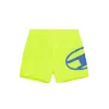 Swimwear | Oval D By Diesel>DIESEL Boxer swimsuit branded with Oval D logo fluo yellow