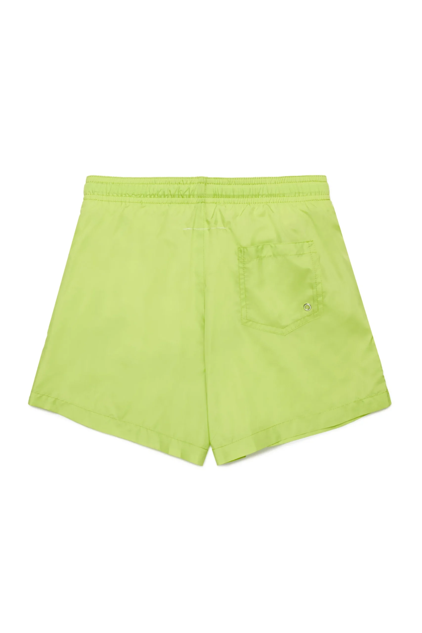 Swimwear | Swimwear>MM6 MAISON MARGIELA Boxer swimsuit branded with Numeric logo fluo green