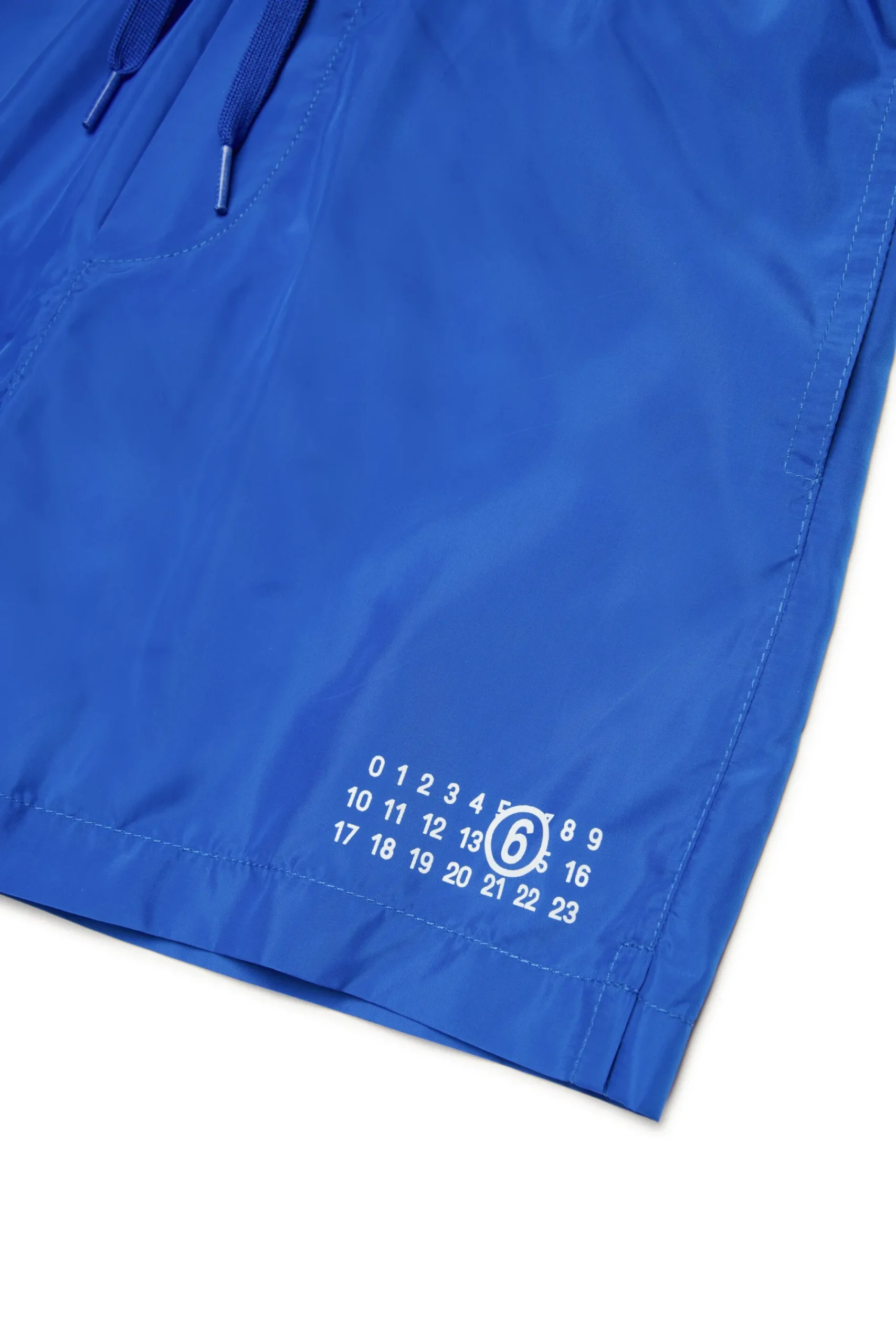 Swimwear | Swimwear>MM6 MAISON MARGIELA Boxer swimsuit branded with Numeric logo brilliant blu