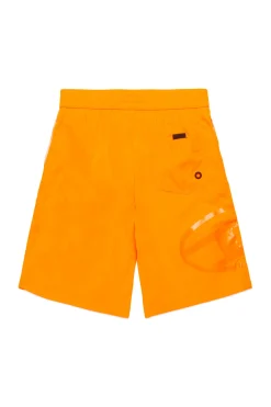 Oval D By Diesel | Oval D By Diesel>DIESEL Boxer swimsuit with Oval D logo bright orange