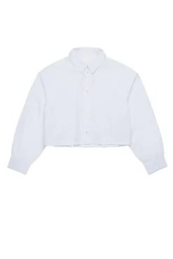 Shirts | Party Looks>MAX&Co. Boxy poplin shirt white
