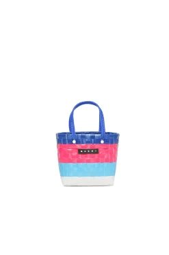 Bags And Backpacks>MARNI Braided Sunday Morning Bag bright bluette