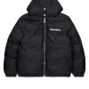 Jackets And Padded Jackets | Jackets And Padded Jackets>DSQUARED2 Branded added jacket black