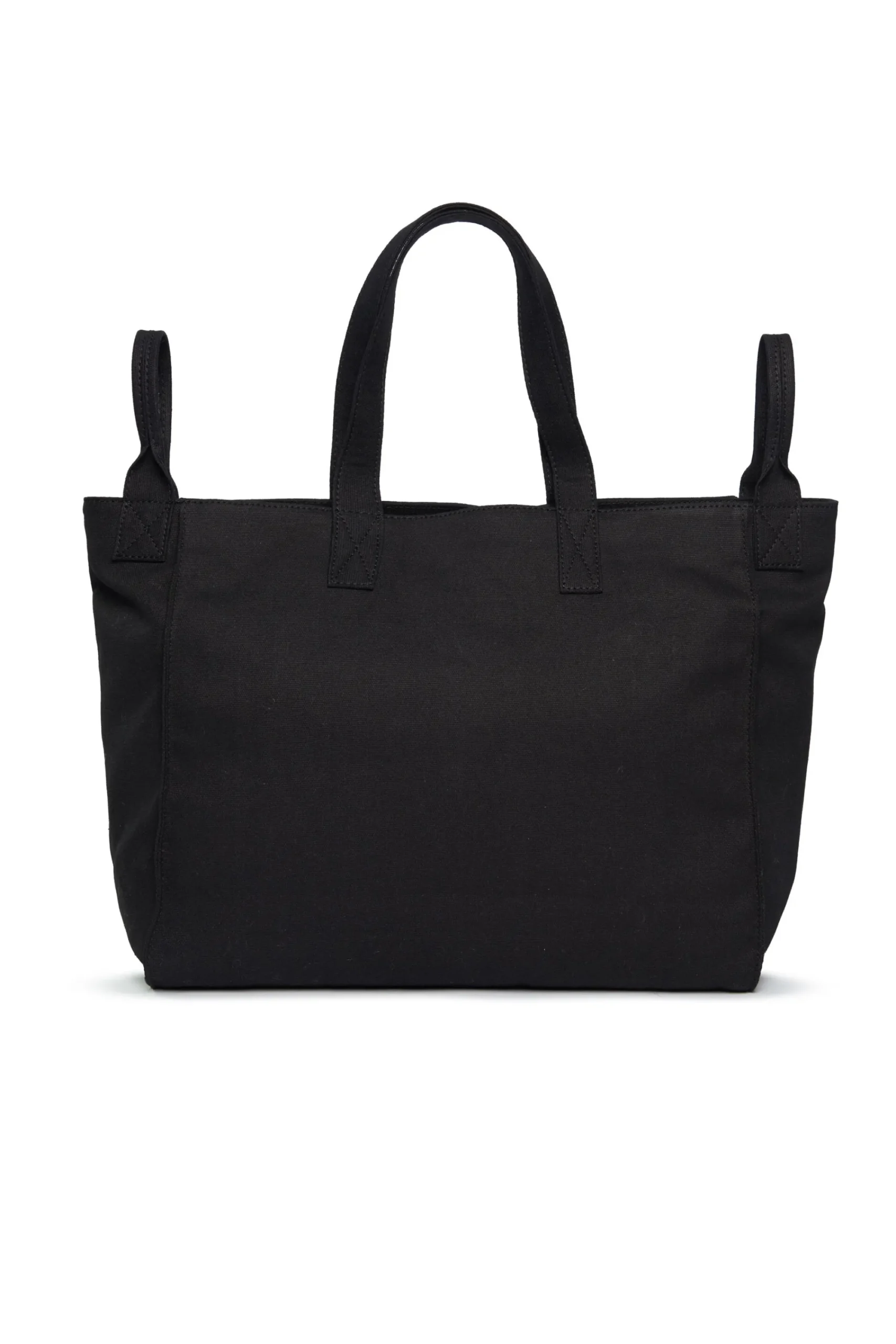 Bags And Backpacks | Logomania>N°21 Branded canvas shopper bag black