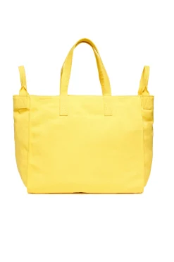 Bags And Backpacks>N°21 Branded canvas shopper bag lemonade