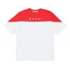 T-Shirts | T-Shirts>MARNI Branded colourblock T-shirt natural white