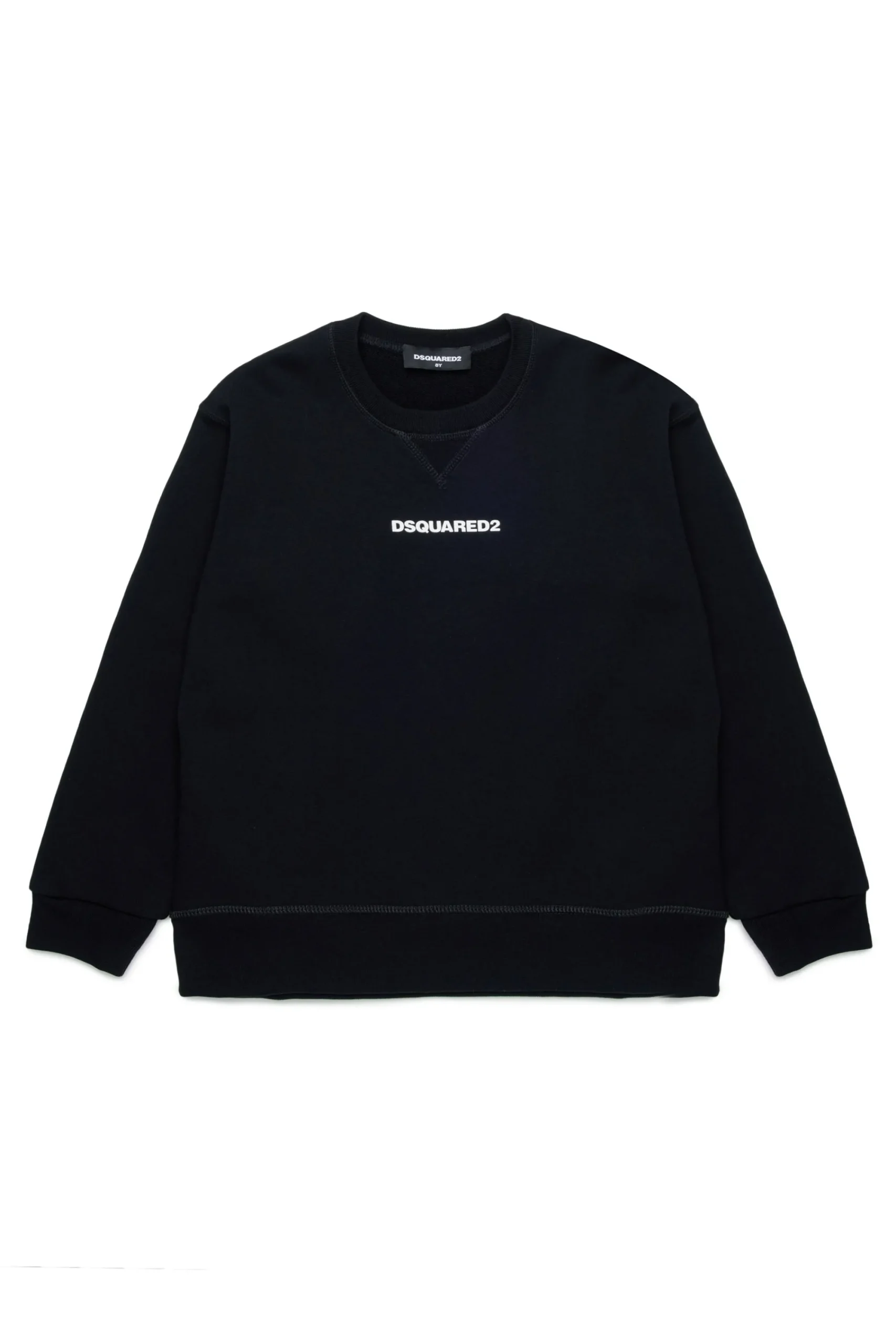 Sweatshirts | Activewear>DSQUARED2 Branded cotton sweatshirt black