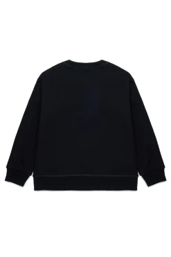 Sweatshirts | Activewear>DSQUARED2 Branded cotton sweatshirt black