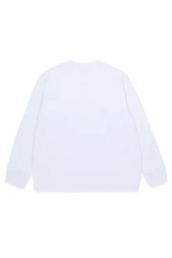 Sweatshirts | Activewear>DSQUARED2 Branded cotton sweatshirt white