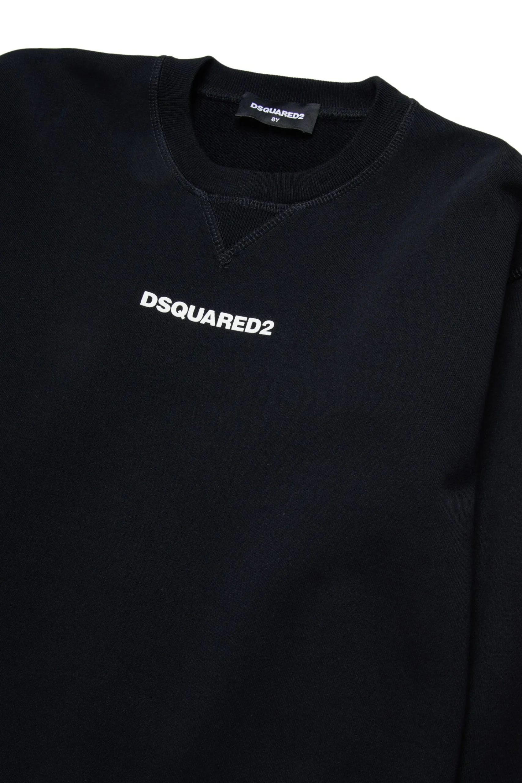 Sweatshirts | Activewear>DSQUARED2 Branded cotton sweatshirt black