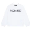 Sweatshirts | Sweatshirts>DSQUARED2 Branded crew-neck sweatshirt white