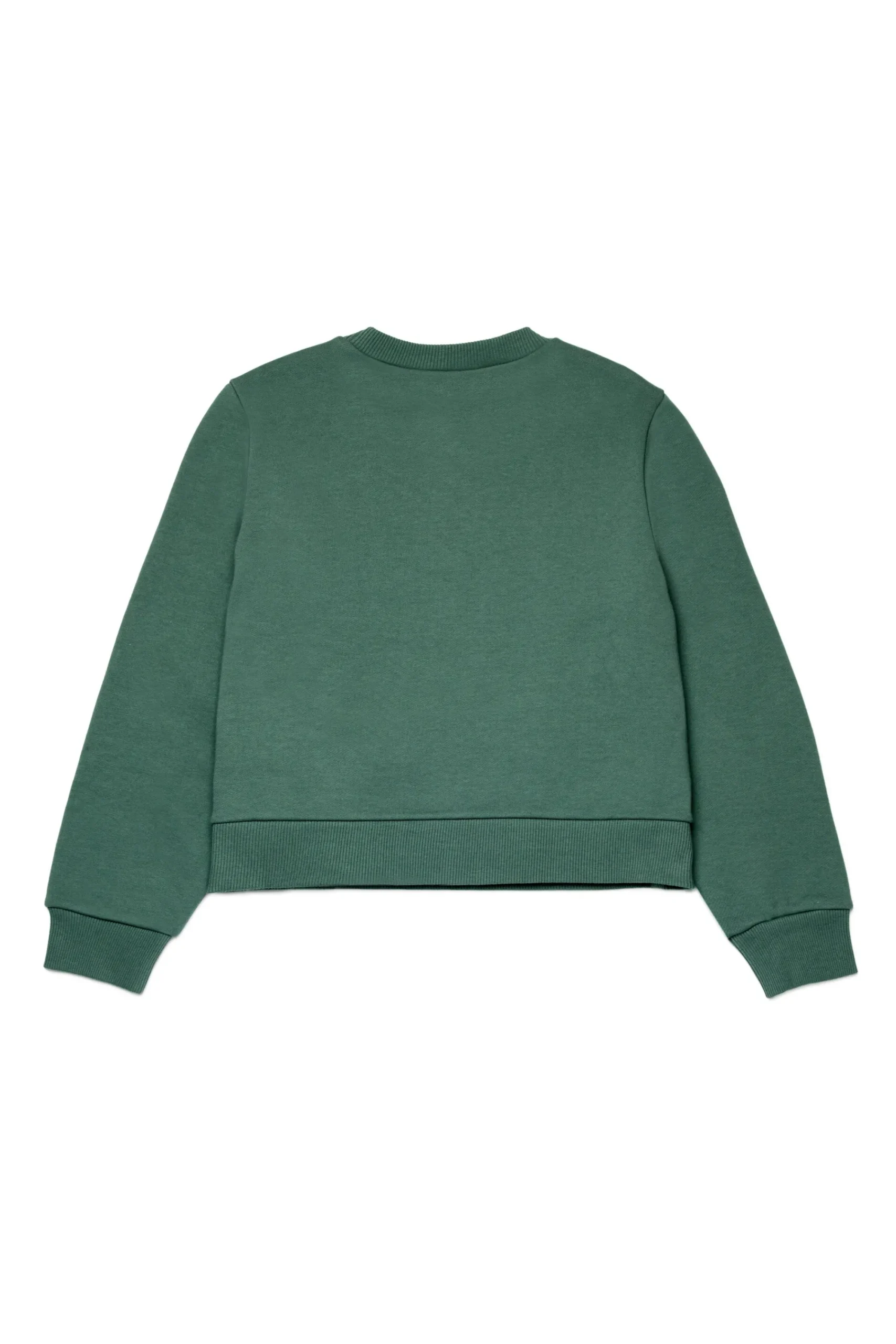 Sweatshirts>MAX&Co. Branded crew-neck sweatshirt spruce green