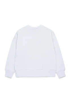 Sweatshirts | Activewear>N°21 Branded crew-neck sweatshirt white
