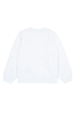 Sweatshirts | Sweatshirts>DSQUARED2 Branded crew-neck sweatshirt white