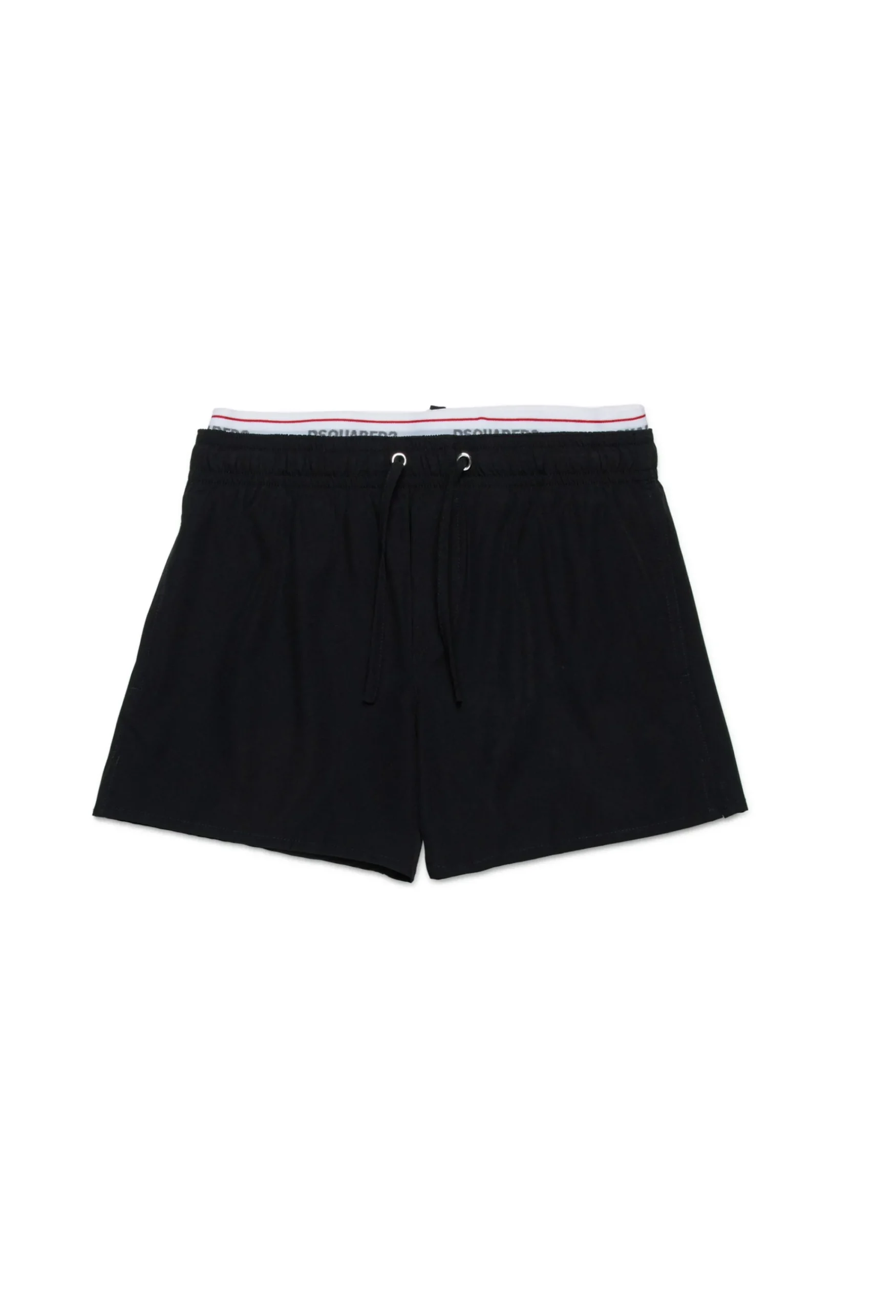 Swimwear | Swimwear>DSQUARED2 Branded elastic boxer shorts black